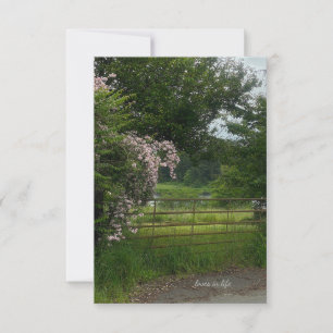 Tarjeta Pequeña Paisaje rural