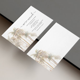Tarjeta Pequeña Palm Trees presupuestales que hemos movido la Invi