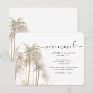 Tarjeta Pequeña Palm Trees que hemos movido Tropical