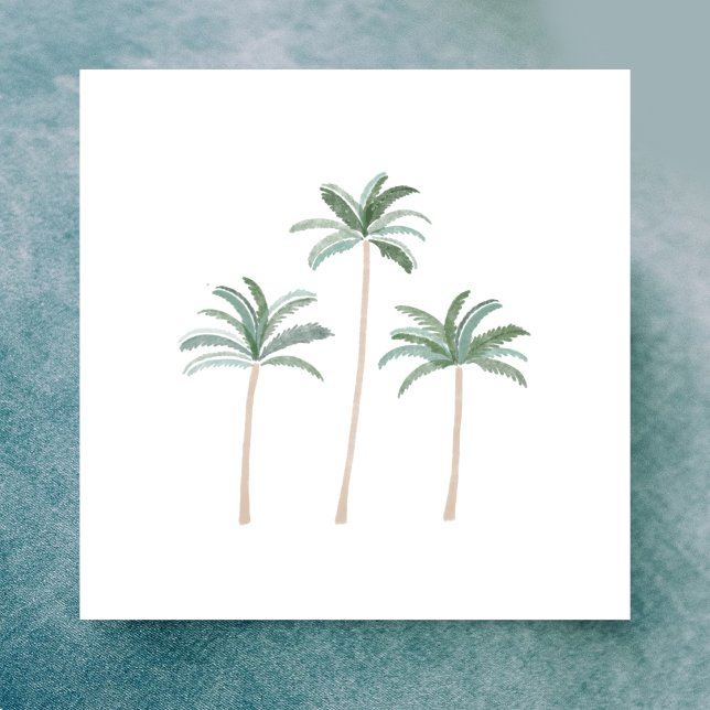 Tarjeta Pequeña Palmeras de Playa (Subido por el creador)