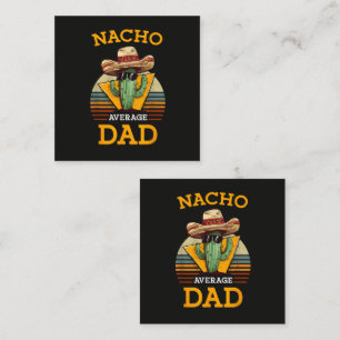 Tarjeta Pequeña Papá No Promedio Divertido