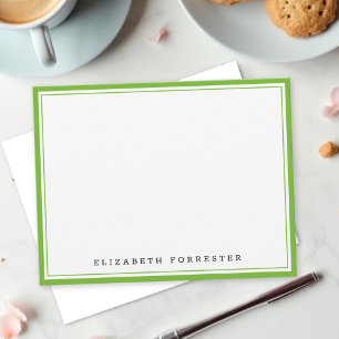 Tarjeta Pequeña Papel de carta de correspondencia con doble borde 