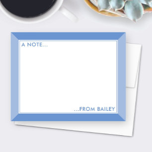 Tarjeta Pequeña Papel de carta para niñas de dos tonos púrpura lav