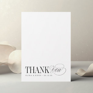 Tarjeta Pequeña Papel de carta personalizado de agradecimiento ate