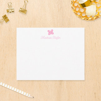 Tarjeta Pequeña Papel de carta personalizado para niños Mariposa R