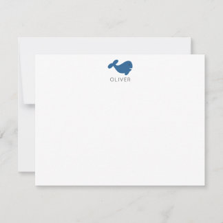 Tarjeta Pequeña Papel de carta plano personalizado para niños de b