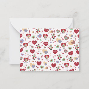Tarjeta Pequeña Papel de envolver para San Valentín