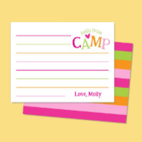 Papel de verano para campamento Rayas de naranja r