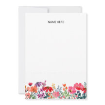 Papel personalizado floral de jardín colorido