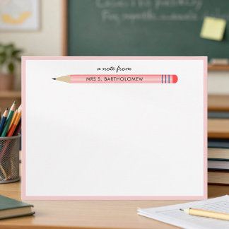 Tarjeta Pequeña Papelería personalizada para agradecimiento a maes