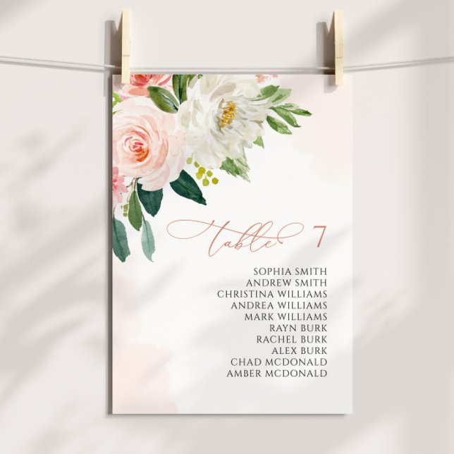 Tarjeta pequeña para la tabla de asientos de flore (Subido por el creador)