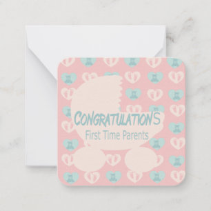 Tarjeta Pequeña Para padres primerizos