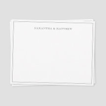 Pareja de borde doble negra