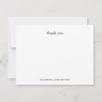 Pareja Personalizada de Simple Agradecimiento