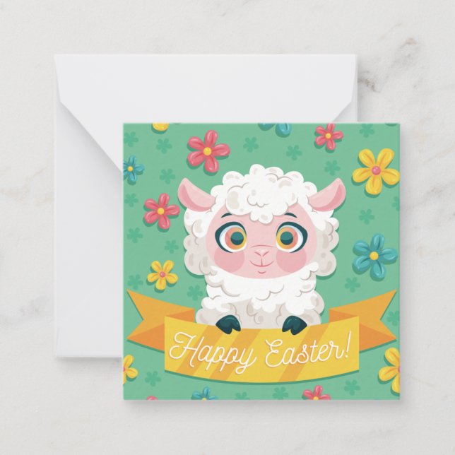 Tarjeta Pequeña Pascua (Anverso)