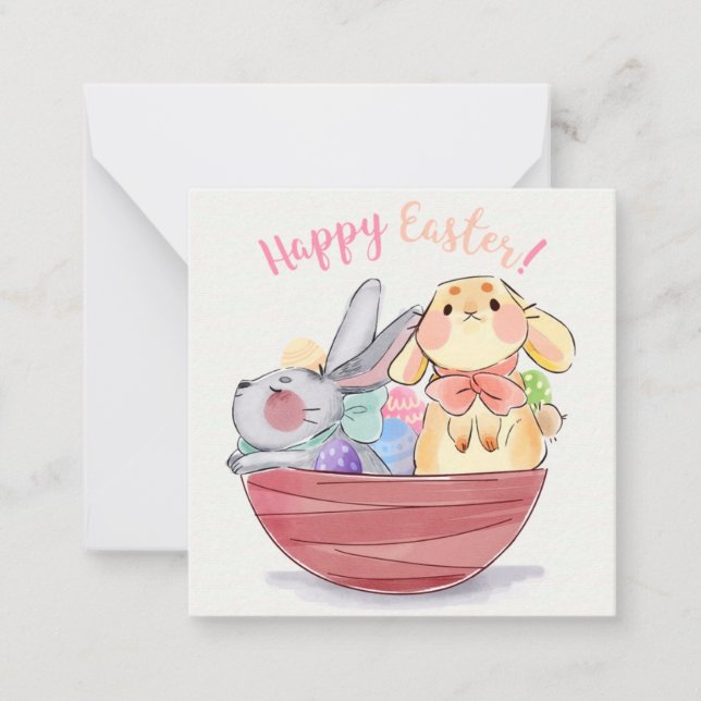 Tarjeta Pequeña Pascua (Anverso)