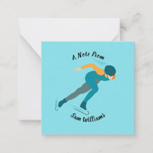 Tarjeta Pequeña Patinaje de velocidad