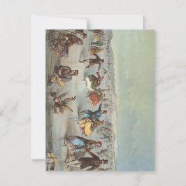 Tarjeta Pequeña Patinaje en Central Park, Nueva York