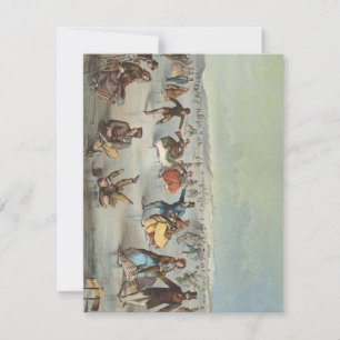 Tarjeta Pequeña Patinaje en Central Park, Nueva York