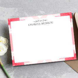 Tarjeta Pequeña Patrón abstracto colorido Arte personalizado