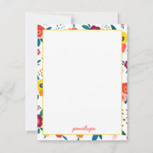 Patrón de amapola en coral personalizado