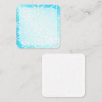 Patrón de copos de nieve de cristal