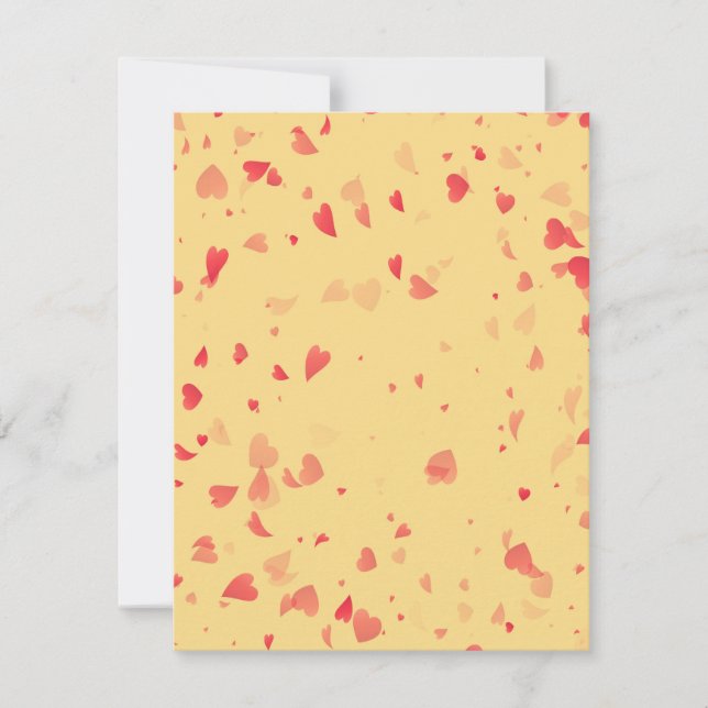 Tarjeta Pequeña Patrón de Corazones 38 (Anverso)