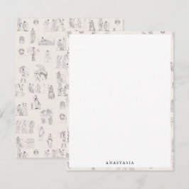 Tarjeta Pequeña Patrón de historia griega clásica de la Antigua Gr