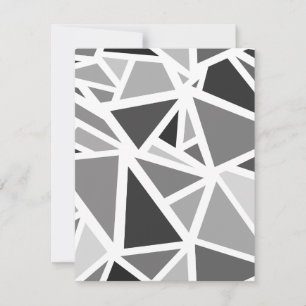 Tarjeta Pequeña Patrón de triángulos coloridos 5