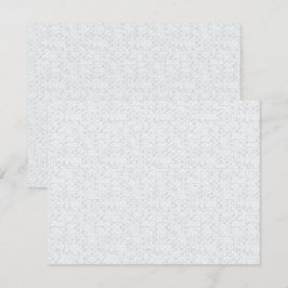 Tarjeta Pequeña Patrón Escolar Minimalista Elegante