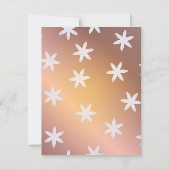 Tarjeta Pequeña Patrón invernal 13 (Anverso)