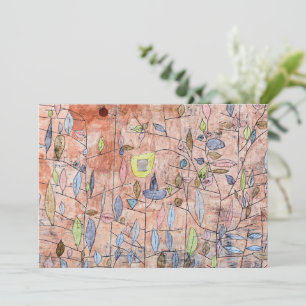 Tarjeta Pequeña Paul Klee - Follaje Escaso