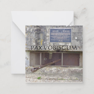 TARJETA PEQUEÑA PAX VOBISCUM