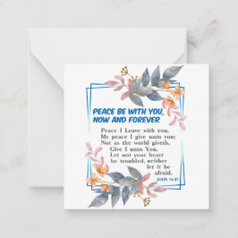Tarjeta Pequeña Paz sea contigo