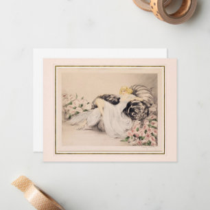 Tarjeta Pequeña Peonies, 1935 por Louis Icart