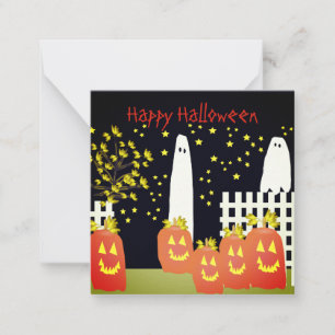 Tarjeta Pequeña Pequeña Halloween