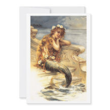 Pequeña sirena de vintage