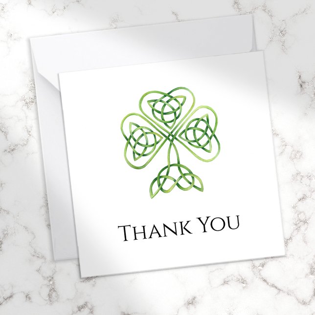 Tarjeta Pequeña Pequeñas gracias funeral de Knot celta irlandés (Subido por el creador)
