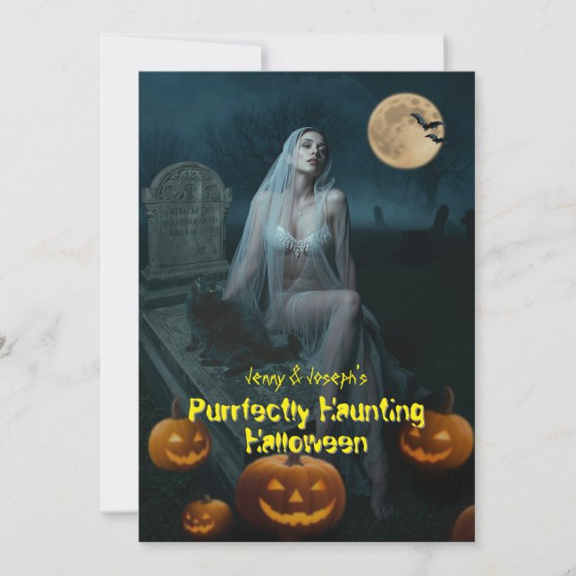 Tarjeta Pequeña Perfectamente Haunting Halloween