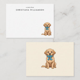 Tarjeta Pequeña Perro del Día de Pi Personalizado con Símbolo de P