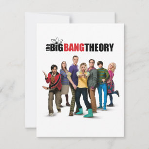 Tarjeta Pequeña Personajes de la Teoría del Big Bang