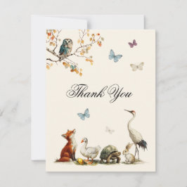 Tarjeta Pequeña Personajes del Libro de Cuentos de Esopo Baby Show