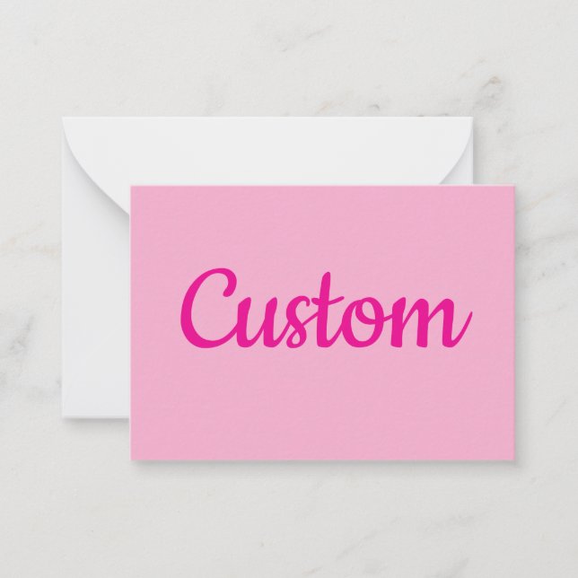Tarjeta Pequeña Personalizable de Guay Texto (Anverso)
