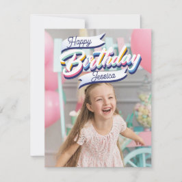 Tarjeta Pequeña Personalizable Feliz Cumpleaños