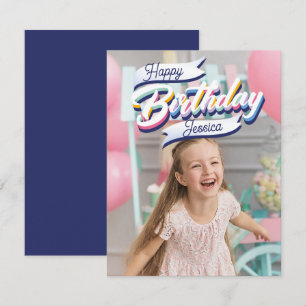 Tarjeta Pequeña Personalizable Feliz Cumpleaños
