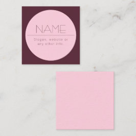 Tarjeta Pequeña Personalizable Texto moderno con borde