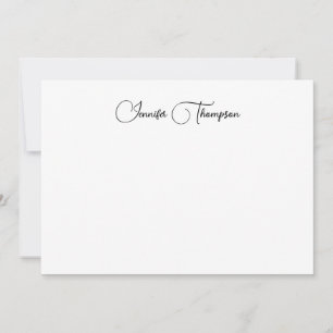 Tarjeta Pequeña Personalización de escritura moderna simple