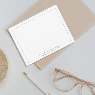 Tarjeta Pequeña Personalización de los hombres profesionales moder