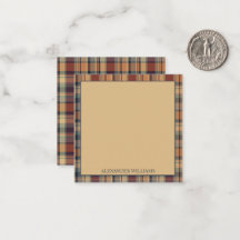 Personalizado de Cuadro Marrón Cálido y Crema