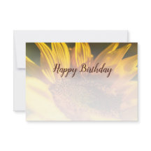 Personalizado de girasol foto feliz cumpleaños